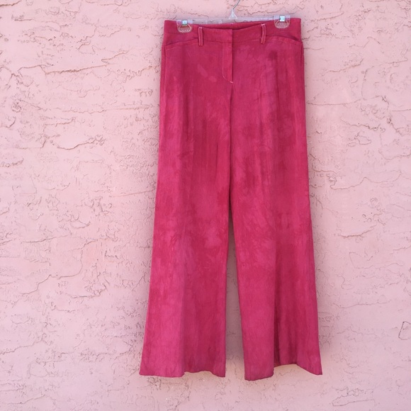 Theory Marbled Tie Dye Linen Blend Pants - Picture 1 of 8